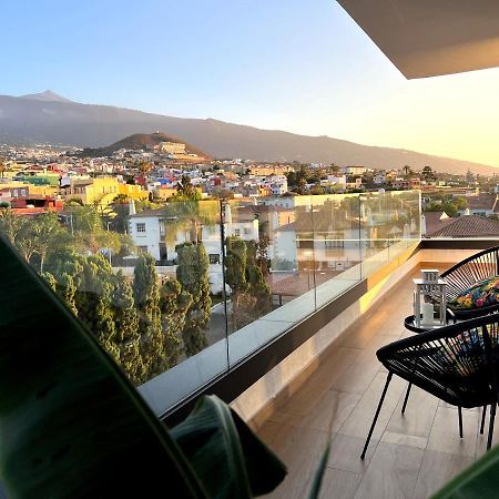 Lujoso Apartamento Completo, Piscina, Terraza Con Vistas Al Teide Puerto de la Cruz  Ngoại thất bức ảnh