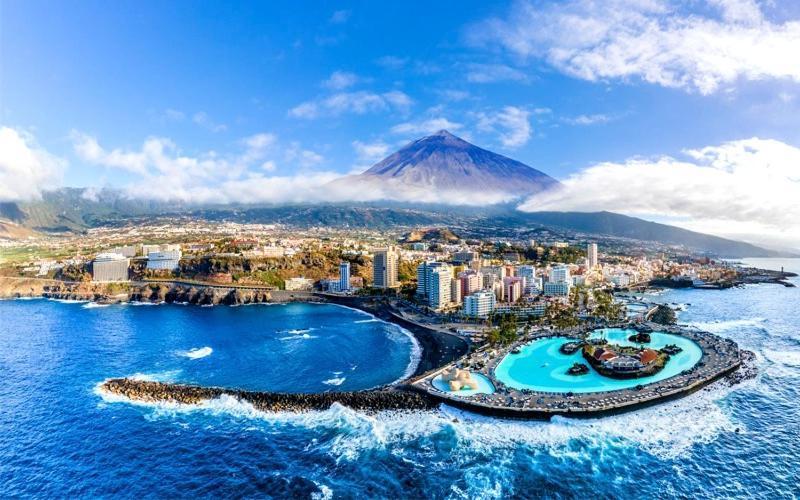 Lujoso Apartamento Completo, Piscina, Terraza Con Vistas Al Teide Puerto de la Cruz  Ngoại thất bức ảnh