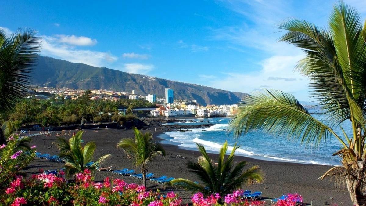 Lujoso Apartamento Completo, Piscina, Terraza Con Vistas Al Teide Puerto de la Cruz  Ngoại thất bức ảnh