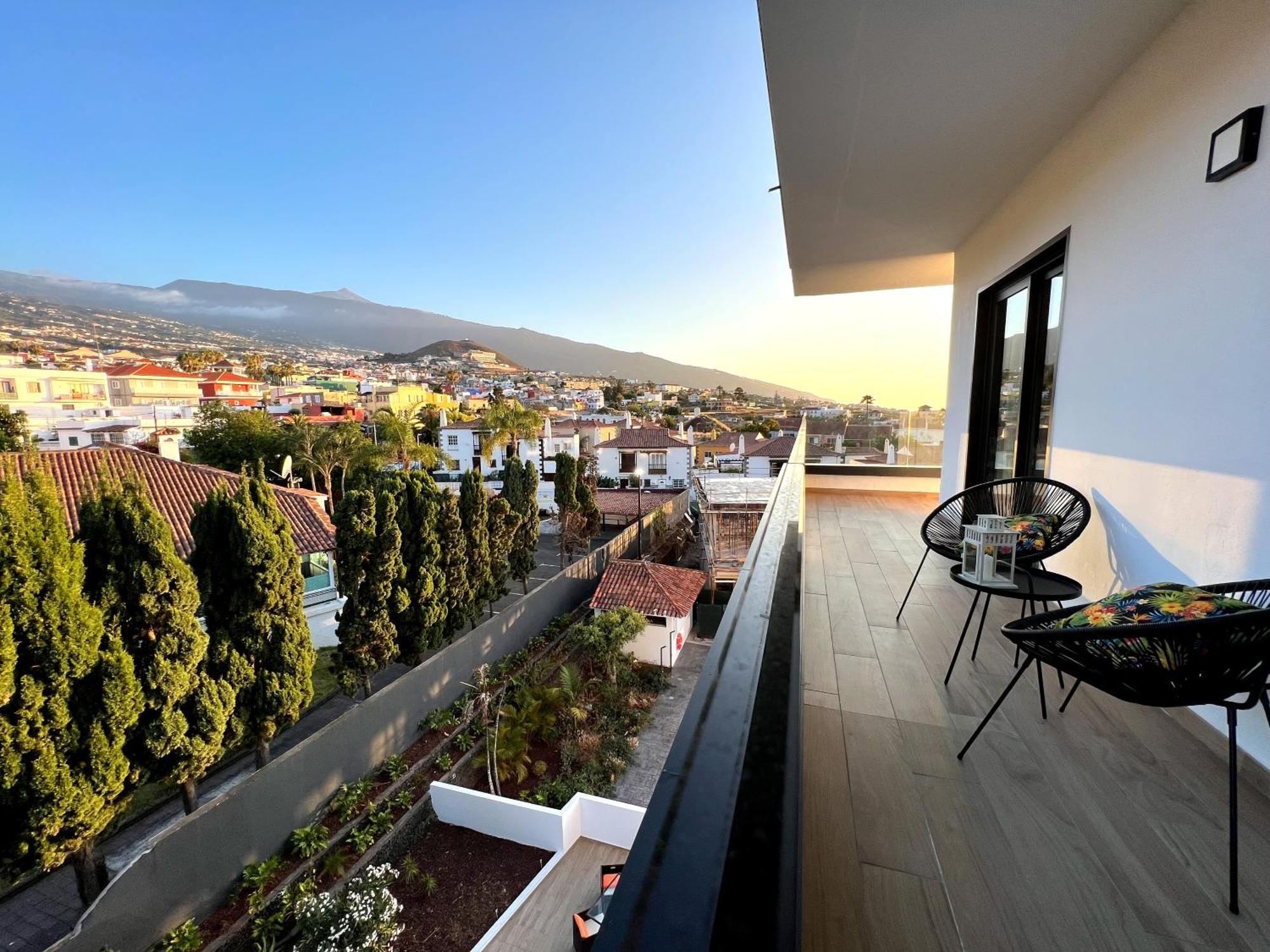 Lujoso Apartamento Completo, Piscina, Terraza Con Vistas Al Teide Puerto de la Cruz  Ngoại thất bức ảnh