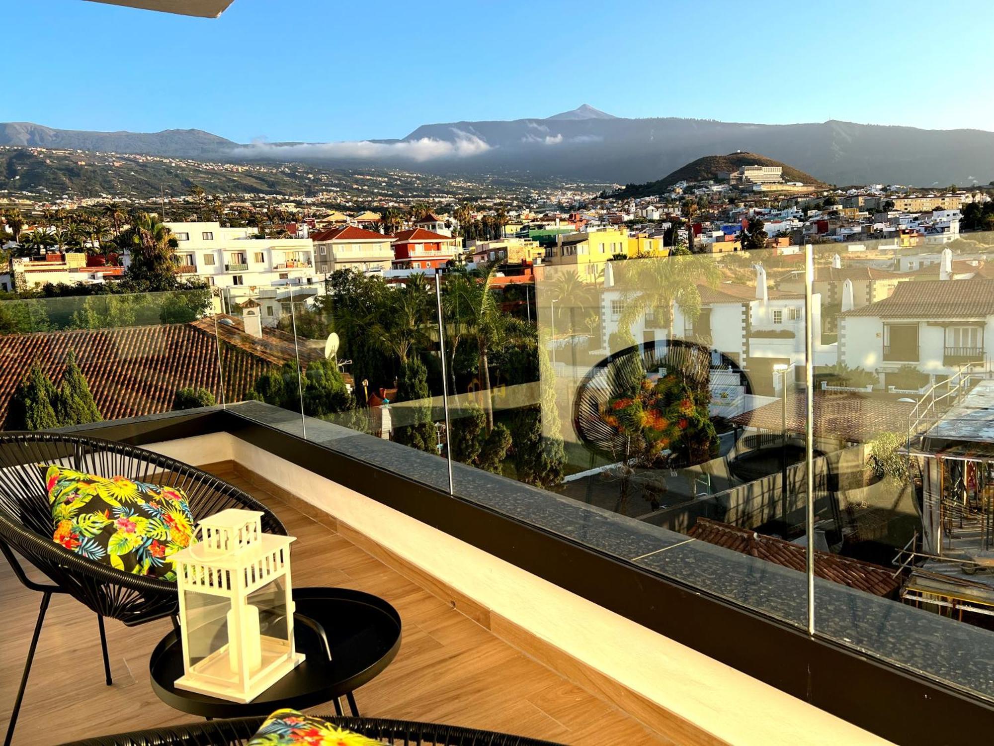 Lujoso Apartamento Completo, Piscina, Terraza Con Vistas Al Teide Puerto de la Cruz  Ngoại thất bức ảnh